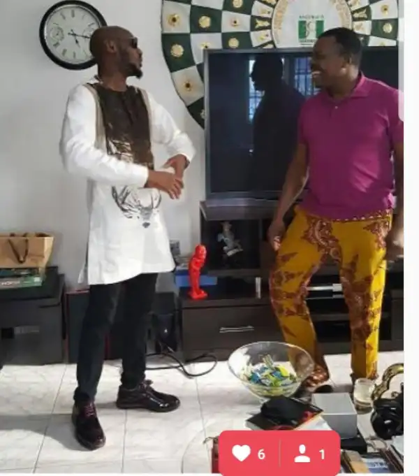 Singer 2face Baba Visits Comedian Ali Baba (Photo)
